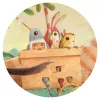 Djeco 7681 Művész puzzle - Csodálatos utazás, 100 db-os - Wonderful ride - 100 pcs - FSC MIX