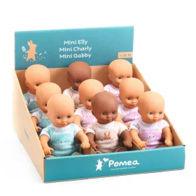 Djeco DJ07720 Játékbaba Mini, 20 cm - Elly, Charly, Gabby
