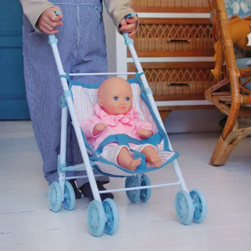 Djeco 7730 Játékbaba - Alba, sötétkék szemű, 32 cm - Alba dark blue eyes