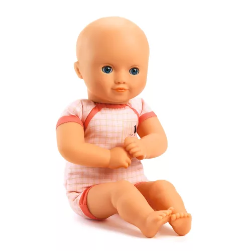 Djeco 7730 Játékbaba - Alba, sötétkék szemű, 32 cm - Alba dark blue eyes