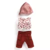 Djeco 7771 Játékbaba kiegészítő, babaruha - Bordó - Outfit Burgundy