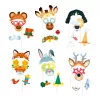 Djeco Készítsd magad! - Állatmaszkos buli - Animal party (DJ07915)