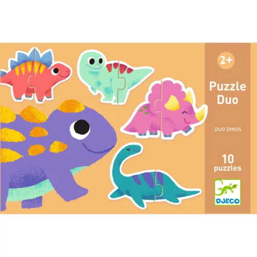Párosító puzzle - Dinócskák - Duo Dinos