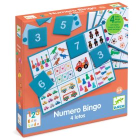   Djeco DJ08281 Fejlesztő játék - Számos bingó - Numero Bingo