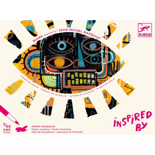 Djeco Művészeti műhely - Brooklyn - Inspired by Jean-Michel BASQUIAT (DJ08388)