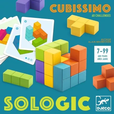 Djeco DJ08477 Logikai játék - Kockakirakó - Cubissimo