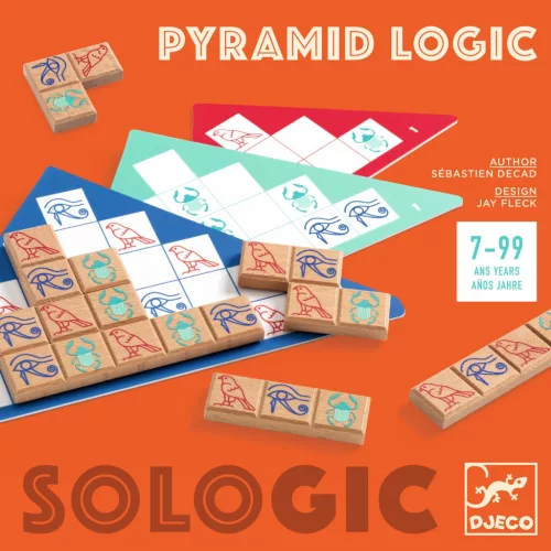 Djeco DJ08532 Logikai játék - Piramis - Pyramid Logic