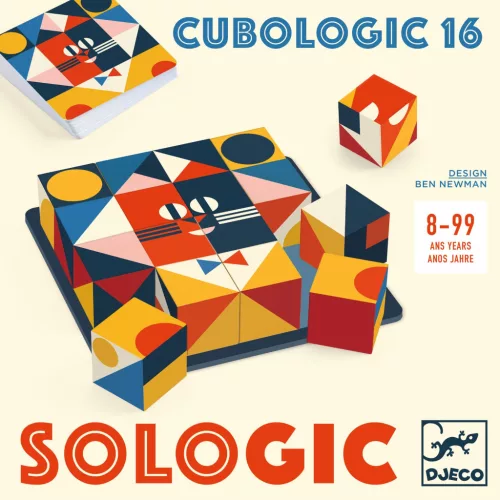 Djeco DJ08576 Logikai kockakirakó - Kubológia 16 - Cubologic 16