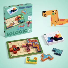 Djeco DJ08578 Logikai játék - Hétszer öt - Pentanimo