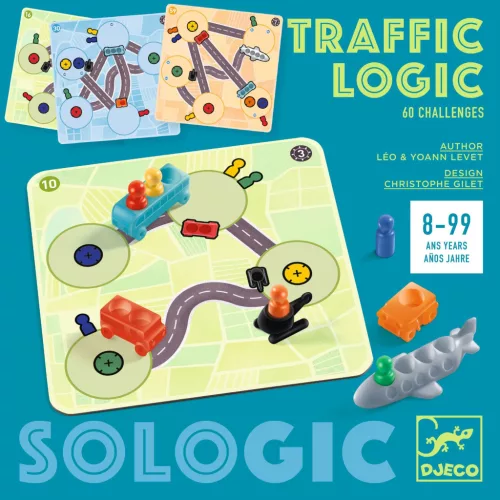 Djeco DJ08585 Logikai játék - Közlekedés Logika - Traffic Logic
