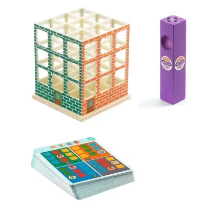 Djeco DJ08586 Logikai játék - Kilátó Hotel - Hotelogic