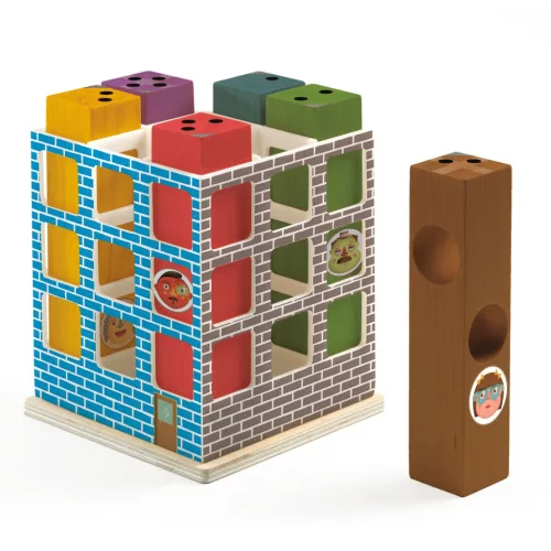 Djeco DJ08586 Logikai játék - Kilátó Hotel - Hotelogic