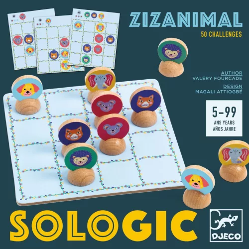 Djeco DJ08592 Logikai játék - Zizi állatok - Zizanimal