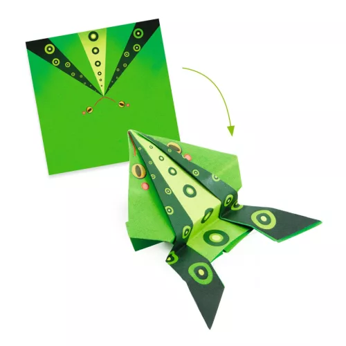 Djeco Origami - Ugró állatok - Jumping animals (DJ08702)