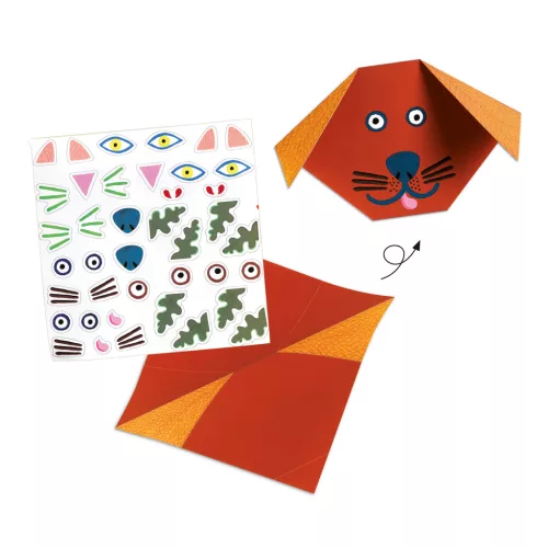 Djeco Origami - Állatok - Origami animals (DJ08761)