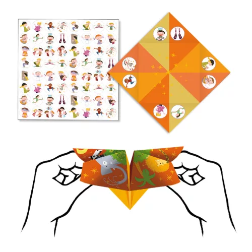 Djeco Origami - Sótartó - Origami bird game (DJ08764)
