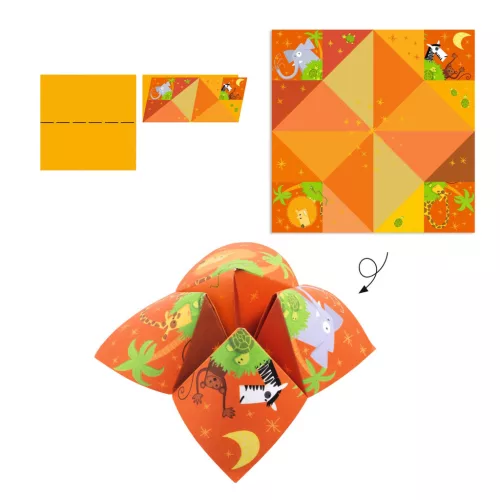 Djeco Origami - Sótartó - Origami bird game (DJ08764)