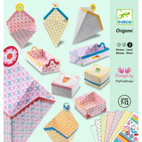  Djeco Origami - Doboz hajtogatás - Kirigami Small boxes (DJ08774)