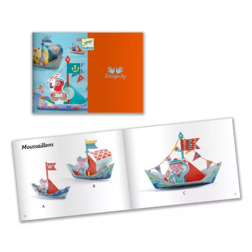Origami - Papírcsónak - Floating boats
