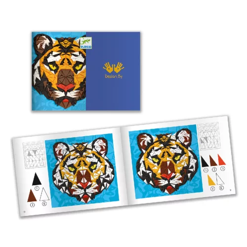 Mozaikkép készítés - Vadállatok - Khan