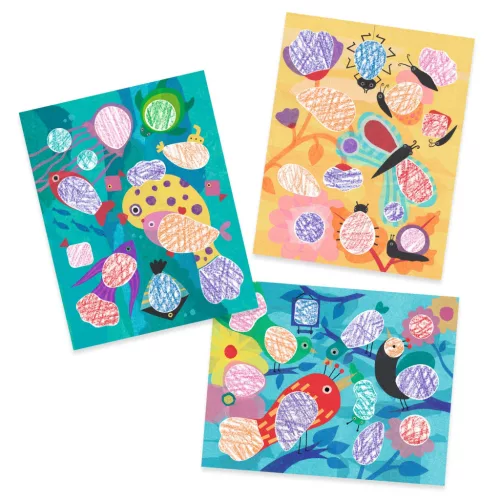 Színezés sablonokkal - Kismadár és társai - Birdie and Co