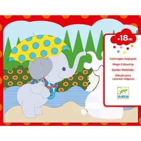   Vízzel színező készlet - Bújócska a szabadban - Hidden outside