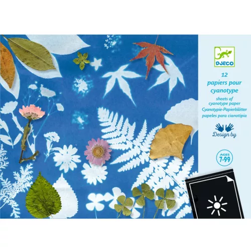 Djeco Művészeti műhely - Papírok a Cianotípia technikához - Cyanotype Paper (DJ09338)