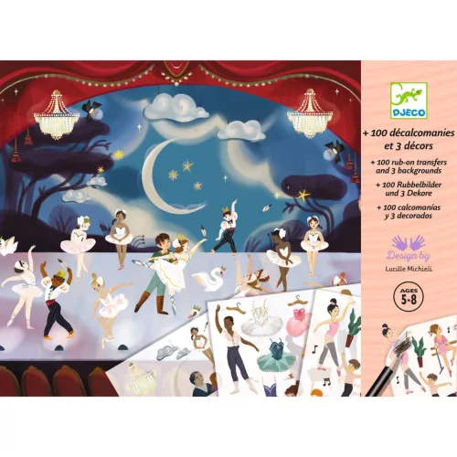 Djeco Satírozó képkészítés - Kis balett-táncosok - Little ballet dancers (DJ09356)