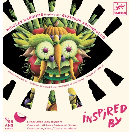 Djeco Művészeti műhely - Tavaszi zöldségek - Inspired by Giuseppe Arcimboldo - Spring Vegetables (DJ09370)