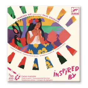   Djeco Inspirációk: Polinézia kreatív készlet – Festő szett Paul Gauguin stílusában (DJ09372)