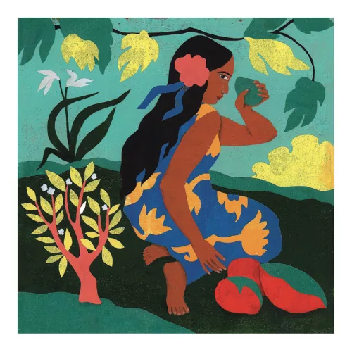 Djeco Inspirációk: Polinézia kreatív készlet – Festő szett Paul Gauguin stílusában (DJ09372)