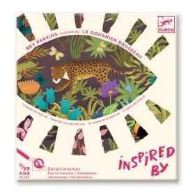   Djeco Művészeti műhely Egy pillanat az időben Kreatív satírozós matrica készlet Henri Rousseau stílusában (DJ09375)