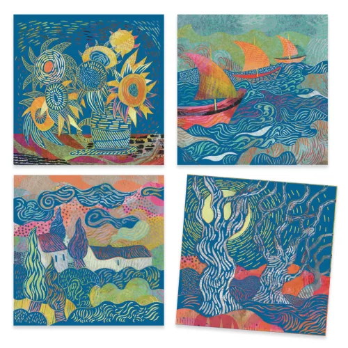 Djeco Művészeti műhely - Délen - Inspired by Vincent Van Gogh - The South (DJ09378)