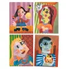Djeco Művészeti műhely - Kubus fejek - Inspired by Pablo Picasso - Square Heads (DJ09386)