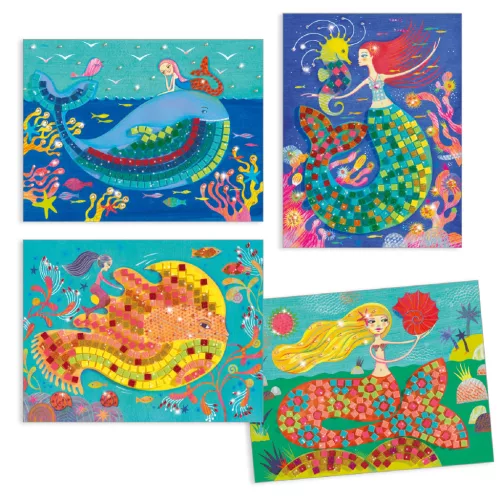 Mozaikkép készítés - A sellő éneke - The murmaids' song