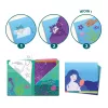 Djeco Artistic Patch - Csillámminta készítés - Óceán mélyén - Collages - Ocean (DJ09466)