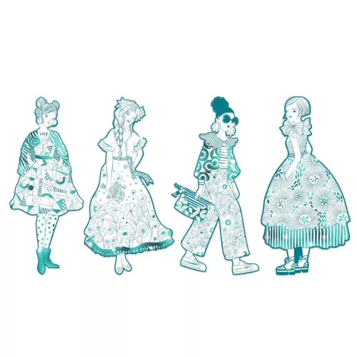 Színezés - Rebekka Divat - Rebekka and friends