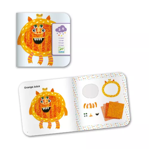 Kollázs műhely - Tépkedős ragasztós - Tear and stick