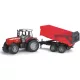 Bruder Massey Ferguson 7480 traktor billenős pótkocsival (02045)