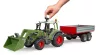 Bruder Fendt Vario 211 traktor homlokrakodóval és pótkocsival (02182)