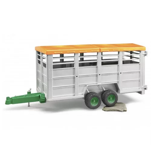 Bruder Állatszállító utánfutó 1 tehénnel (02227)