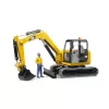 Bruder Cat Mini Excavator munkással (02466)