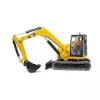 Bruder Cat Mini Excavator munkással (02466)