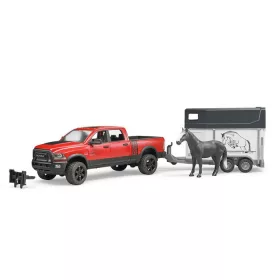   Bruder RAM 2500 Pickup Truck Power Wagon lószállitó utánfutóval (02501)