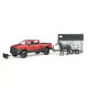 Bruder RAM 2500 Pickup Truck Power Wagon lószállitó utánfutóval (02501)