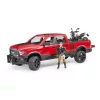 Bruder RAM 2500 Pick up Ducati motorral és motorossal (02502)