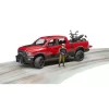 Bruder RAM 2500 Pick up Ducati motorral és motorossal (02502)