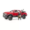 Bruder RAM 2500 Pick up Ducati motorral és motorossal (02502)