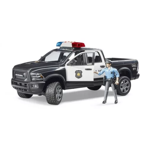 Bruder RAM 2500 Rendőrségi pick-up rendőrrel