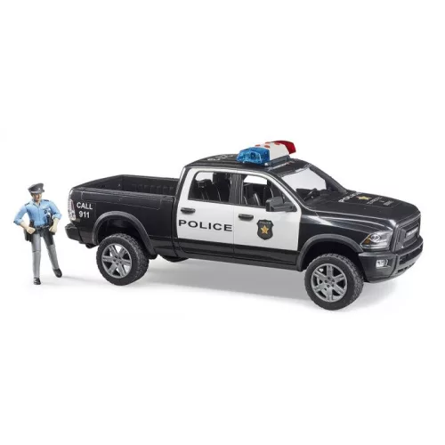 Bruder RAM 2500 Rendőrségi pick-up rendőrrel